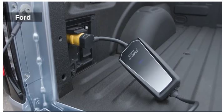 Ford trucks allow vehicle to vehicle charging